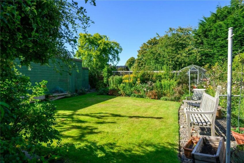 Garden of Victorian St Andrews home for sale 
