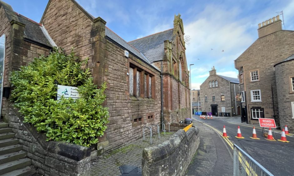 Forfar swimming baths closed in 2017.