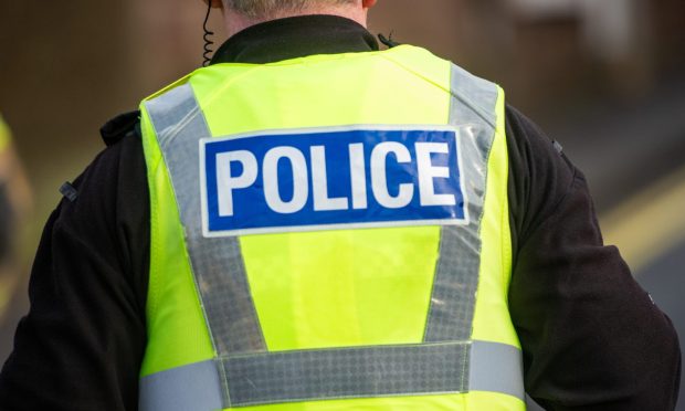Police were called to the incident at a industrial estate in Lochgelly on Monday.