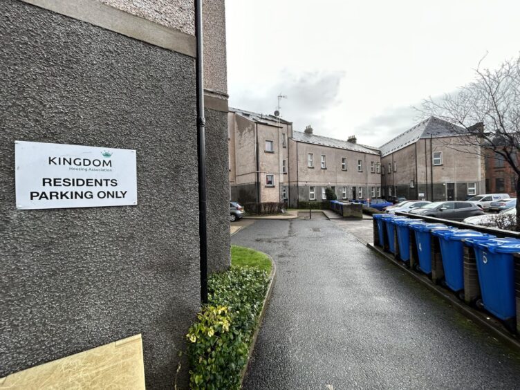 Residents say drug dealing and anti-social behaviour is rife at the Leven flats.