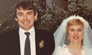 Ken and Maureen Guild on their wedding day in 1985.