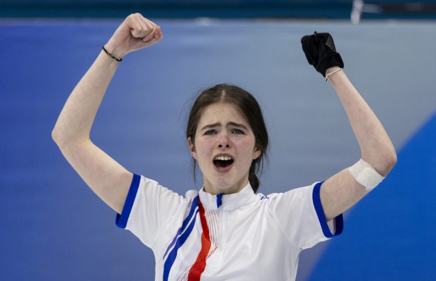 Team GB Youth Olympics curler Callie Soutar.