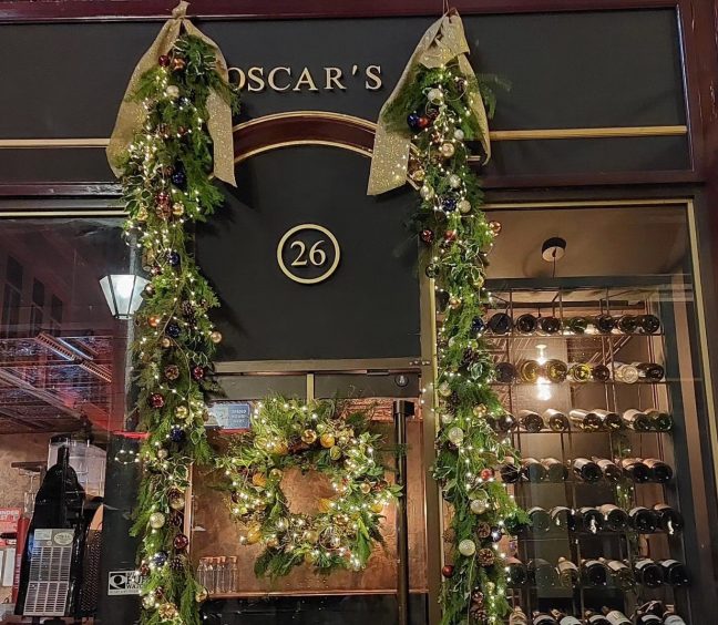 Oscar's Wine Bar in Stirling Arcade.