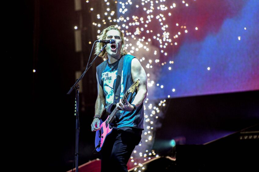 Busted gig in Aberdeen