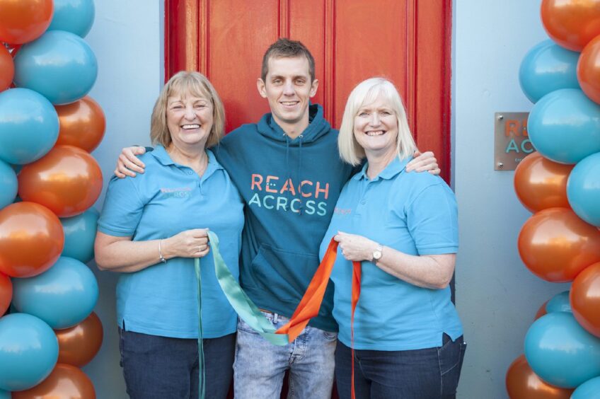 Reach Across was founded by Sandra (left), her son Ryan and close friend Donna Bow.