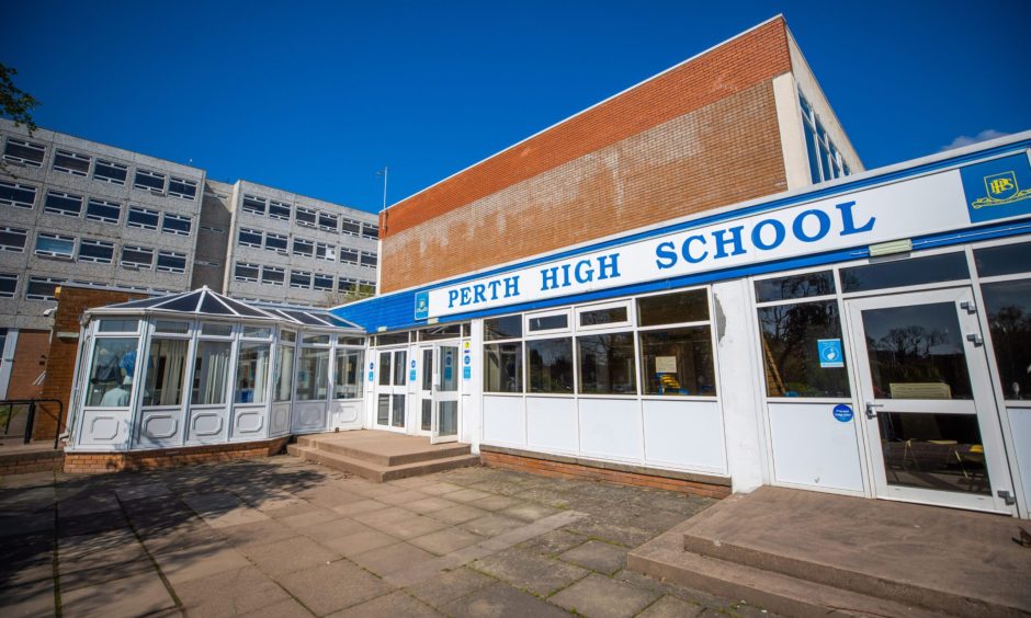 Perth High School entrance.