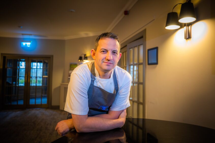 Head chef Craig Jackson of Murrayshall Country Estate.