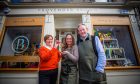 Left to right: Diane Brown, Eleanor Whitby and Ed Murdoch outside Provender Brown in Perth.