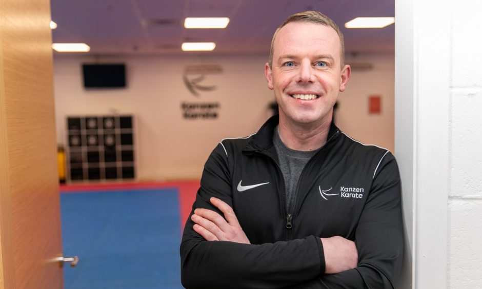 Roy O'Kane at Kanzen Karate in Dundee.