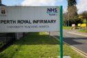 Perth Royal Infirmary entrance sign