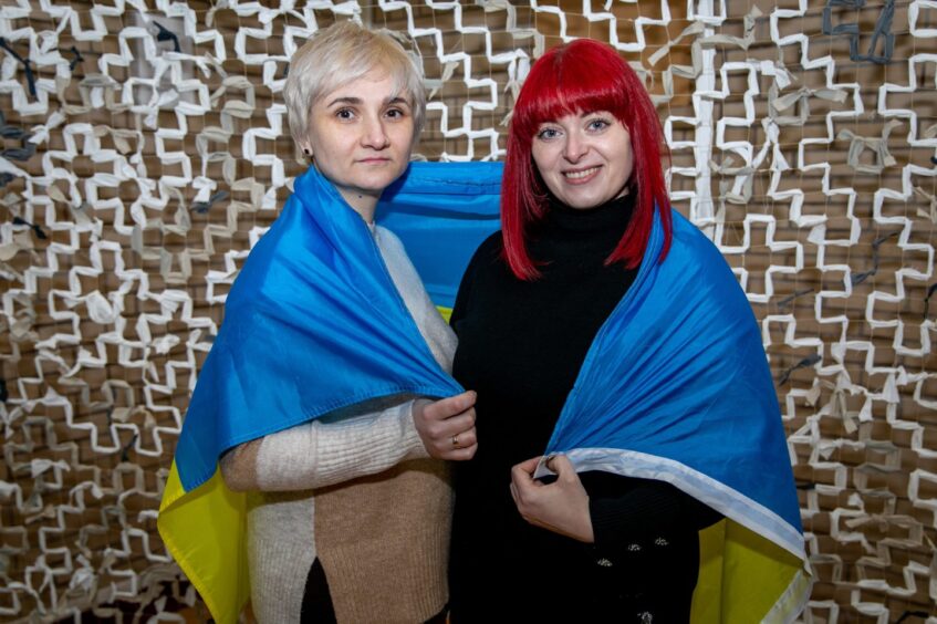 Cousins and former bank managers Inha Lysa and Inna Polishchuk, 38, have ambitions to open a Dundee Ukrainian food outlet.