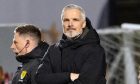 A frustrated Jim Goodwin on the touchline