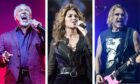 Tom Jones, Shania Twain and Busted, who are each in the line-up for Stirling Summer Sessions.