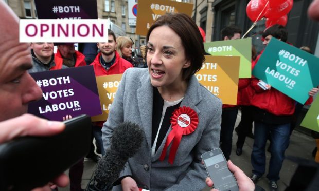 Former Labour leader Kezia Dugdale at a campaign event in Edinburgh in 2016.