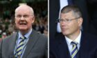 SPFL chairman Murdoch MacLennan (left) and chief executive Neil Doncaster (right). Images: SNS