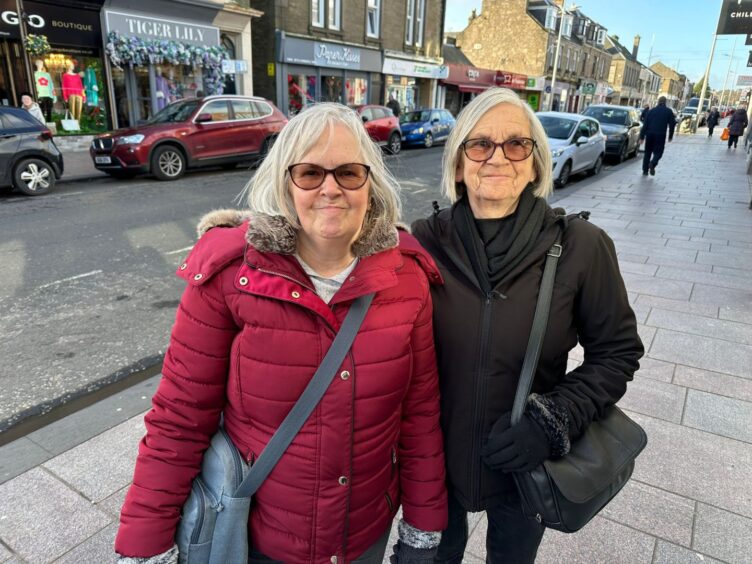Helen Robbie enjoys visiting Broughty Ferry with her friend, Mary Freedman.