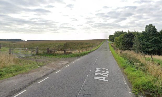 The crash happened on the A823 in Fife. Image: Google Street View