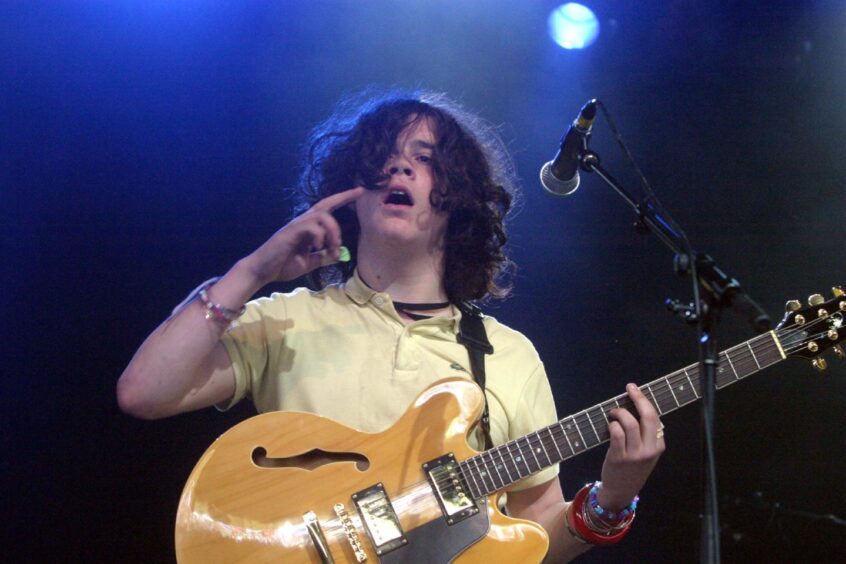 Kyle Falconer of The View at Radio One's' Big Weekend in Dundee in 2006.