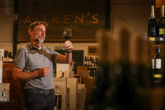 Patrick Rohde, owner of Aitken's wines. Image: Mhairi Edwards/DC Thomson
