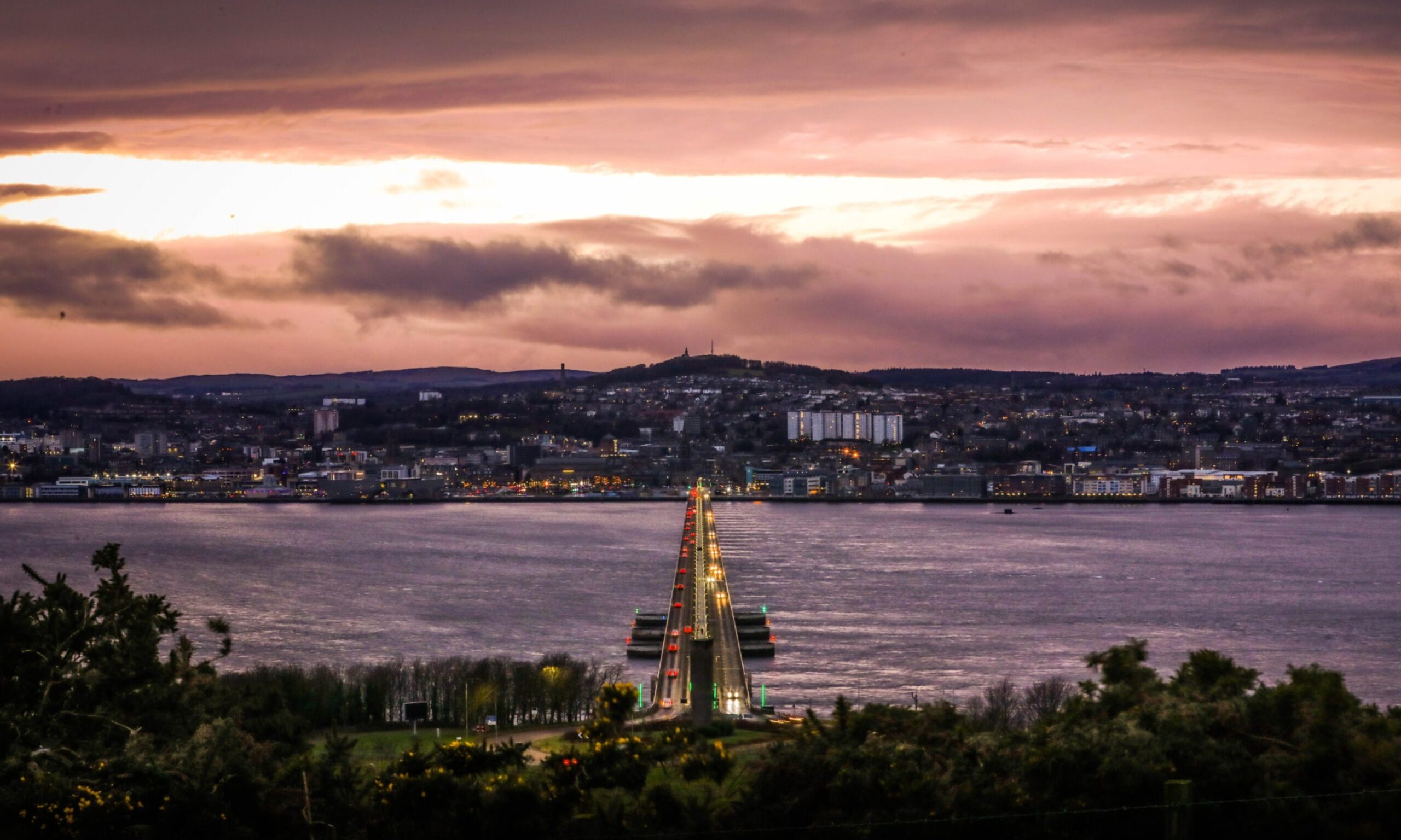 A view of Dundee from Fife.