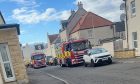Emergency services closed Saladin Street in Kirkcaldy. Image: Fife Jammer Locations