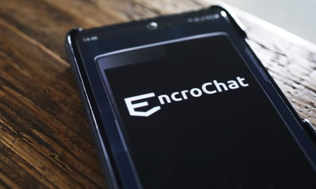 Phone with EncrChat