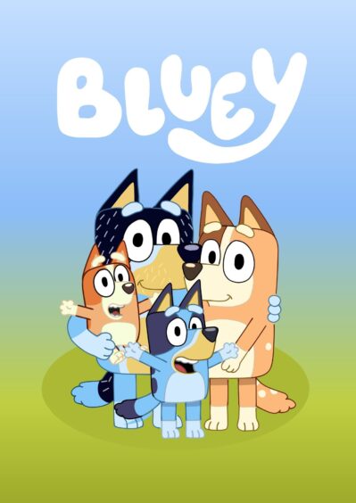 Popular Australian cartoon Bluey