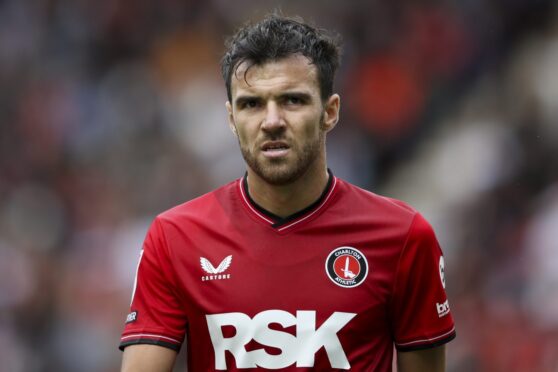 Former Dundee United star Scott Fraser, pictured in Charlton colours, has joined Hearts on loan. Image: Shutterstock