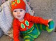 Seven-month-old Polly Mann, from Dundee, as The Very Hungry Caterpillar. Image: supplied.