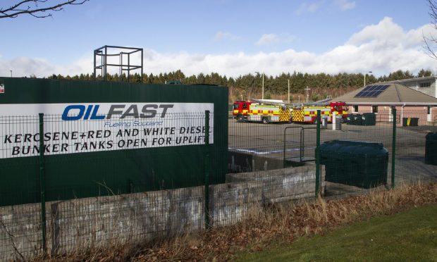 The fatal accident happened at Oilfast, near Forfar.