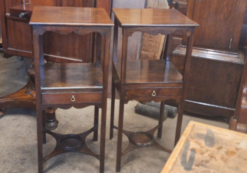 Side Tables that Ron bought and restored. 