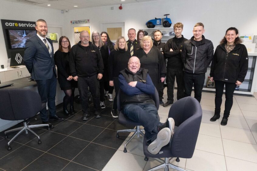 Frank Menmuir retires after 50 years with same Brechin firm.