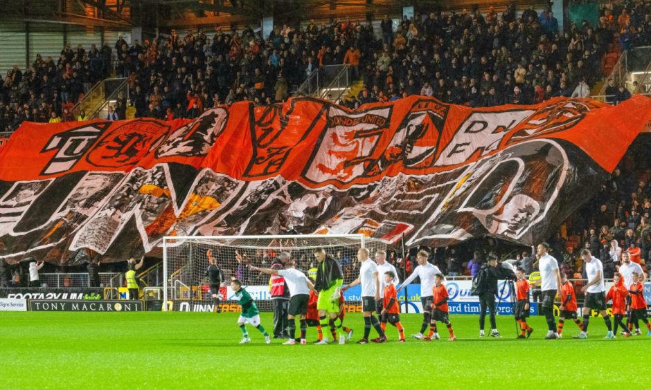 A packed Tannadice, home of Dundee United