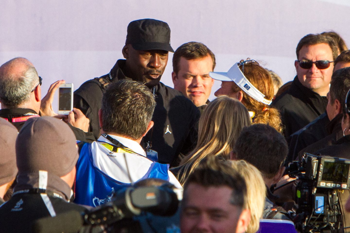 Michael Jordan at the 2014 Ryder Cup in Gleneagles.