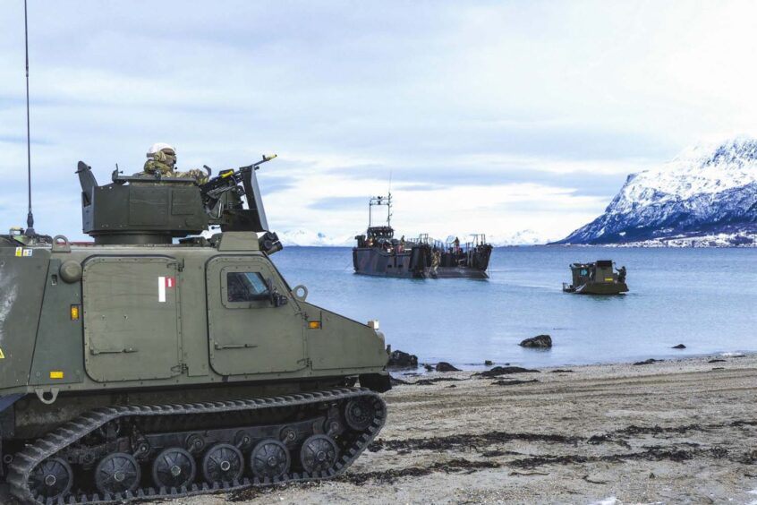 NATO exercise involving Angus-based Royal Marines.