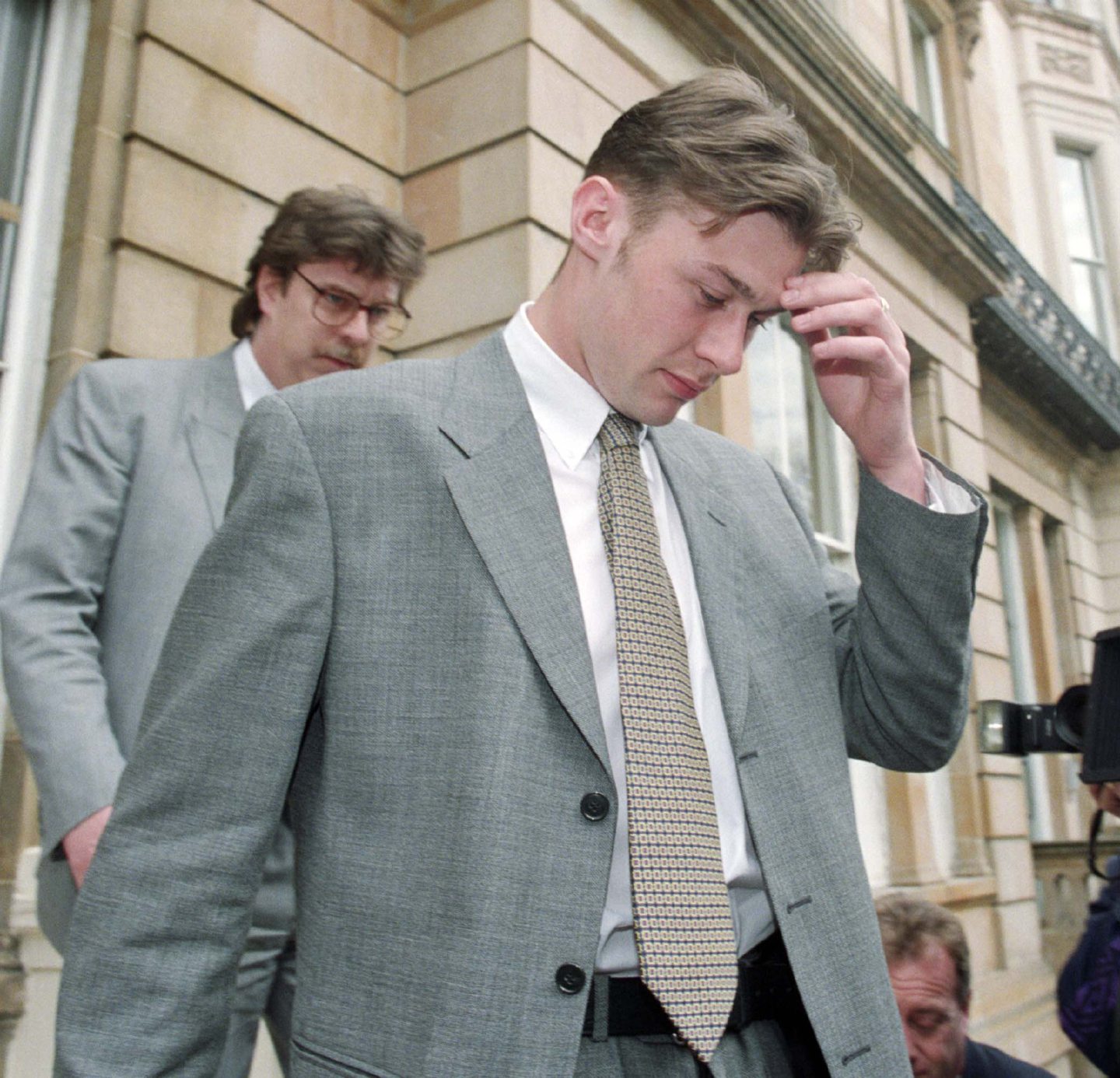 Duncan Ferguson leaves SFA HQ after a disciplinary meeting relating to the headbutt on Jock McStay.