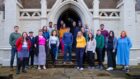 Altar Group staff outside their offices in Broughty Ferry. Image: Altar Group