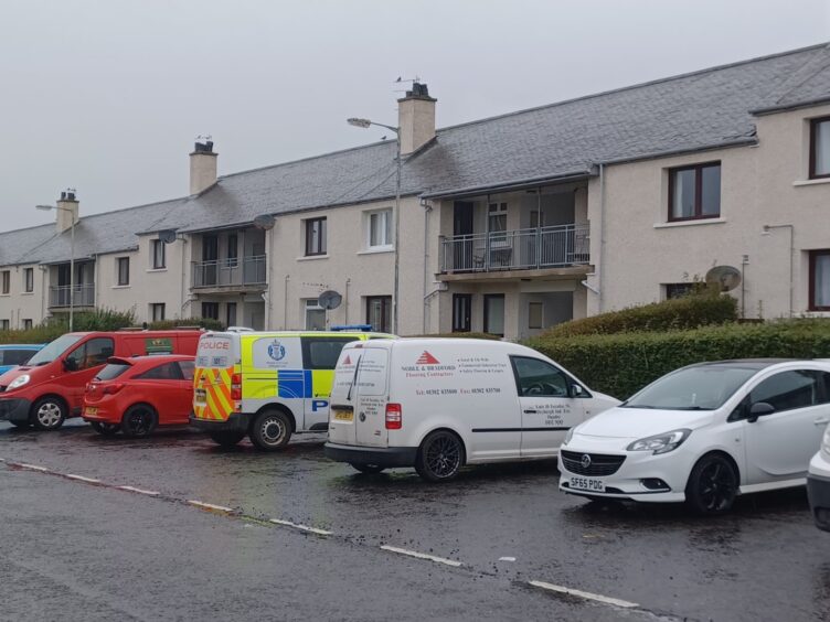 Police guarding two flats after alleged double stabbing in Arbroath