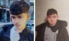 left - Arbroath teenager, Ben McDougall,13 and Stuart Monro, 15, also missing.