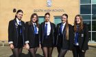 The Beath High pupils campaigning for better school meals.