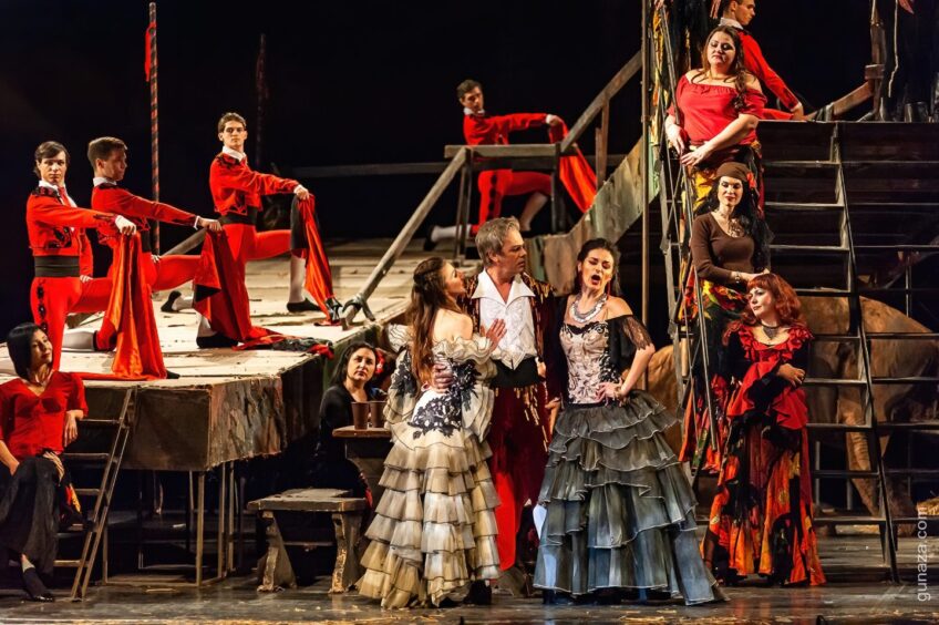 Carmen is being performed by the Ukrainian National Opera in Dundee.
