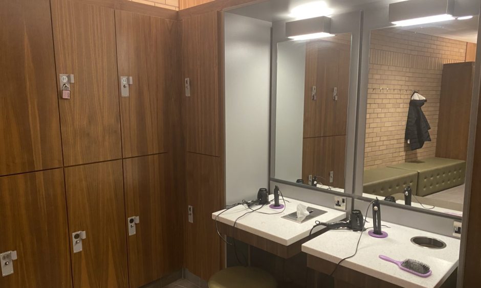 Women's locker rooms at the gym have GHD straighteners and hair dryers.