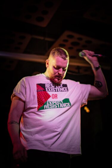Tommy headlined a fundraising gig for Medical Aid Palestine earlier this year. 