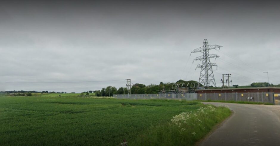 Bridge of Dun electricity substation