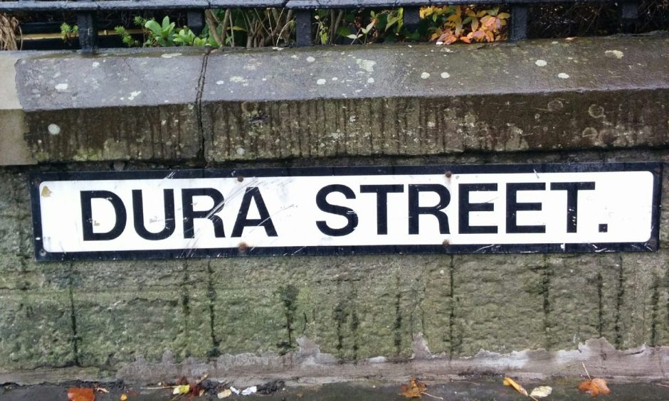 Dura Street sign