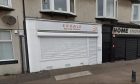 Mackie tried to rob the Exhale Vapour Lounge, Wellesley Road, Methil. Image: Google.
