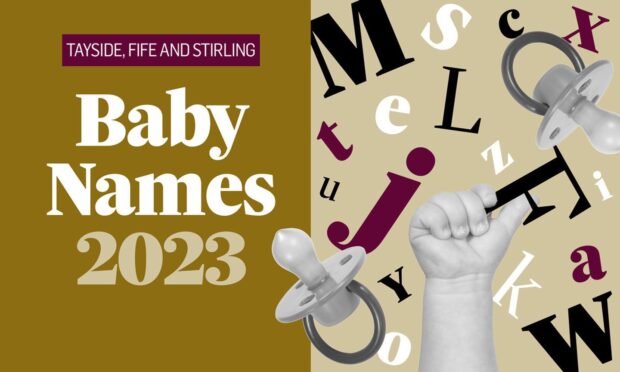 How do Tayside, Fife and Stirling baby names compare to national trends. 
Image: DCT Design Team