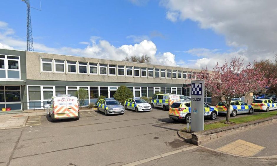 Forfar's police headquarters in West High Street.