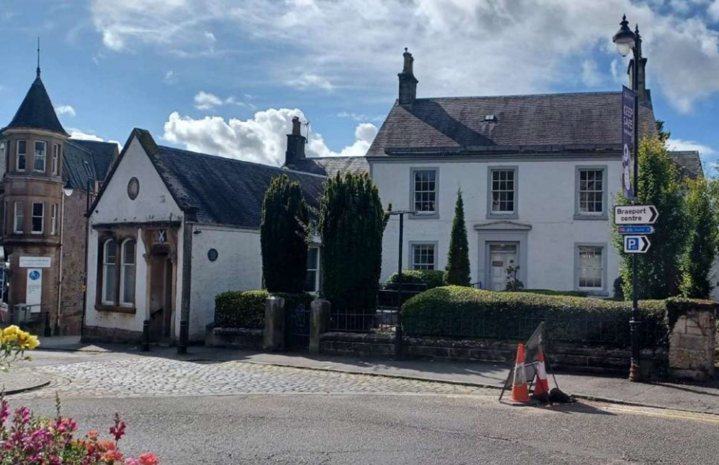 Former Bank of Scotland building in Dunblane.