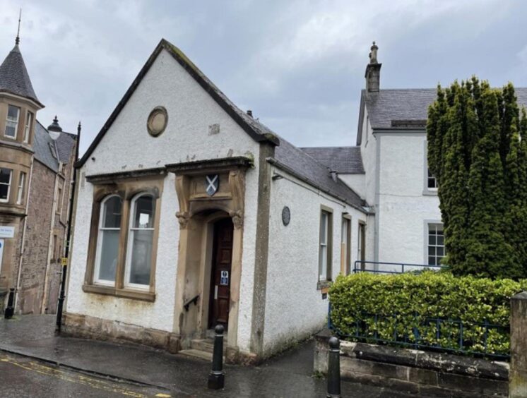 The former Bank of Scotland building in Dunblane could be transformed under the new proposal.